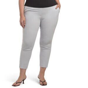 THEORY Pearl Blue Treeca Pull On Admiral Crepe Pants